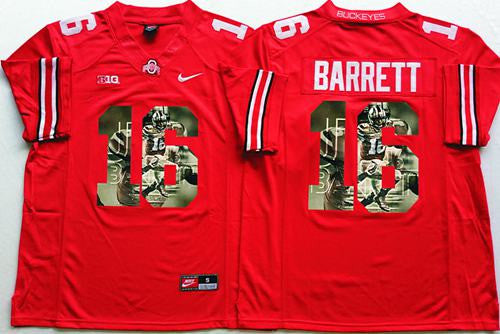 J. T Ohio State Buckeyes red Fashion jersey