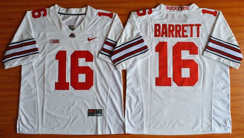 J. T Ohio State Buckeyes white jersey