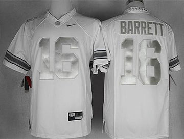 J. T Ohio State Buckeyes white Limited jersey