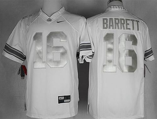 J. T Ohio State Buckeyes white Limited jersey