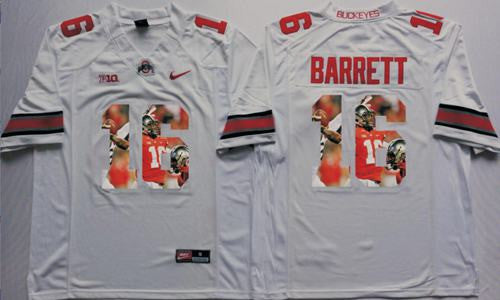 J. T Ohio State Buckeyes white Fashion jersey