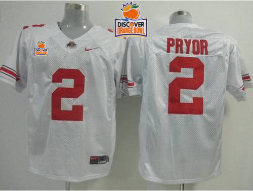 Terrelle Pryor Ohio State Buckeyes white jersey