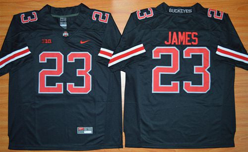 Lebron James Ohio State Buckeyes black Limited jersey