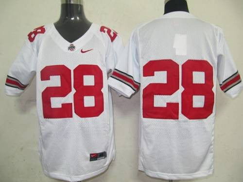 Ohio State Buckeyes white jersey