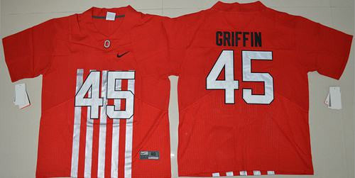 Archie Griffin Ohio State Buckeyes red Elite jersey