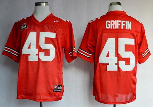 Archie Griffin Ohio State Buckeyes red jersey
