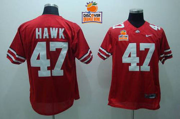 A. J. Hawk Ohio State Buckeyes red jersey