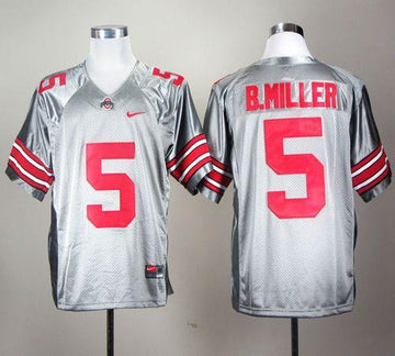 Braxton Miller Ohio State Buckeyes grey jersey