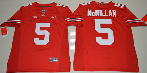 Raekwon McMillan Ohio State Buckeyes red jersey