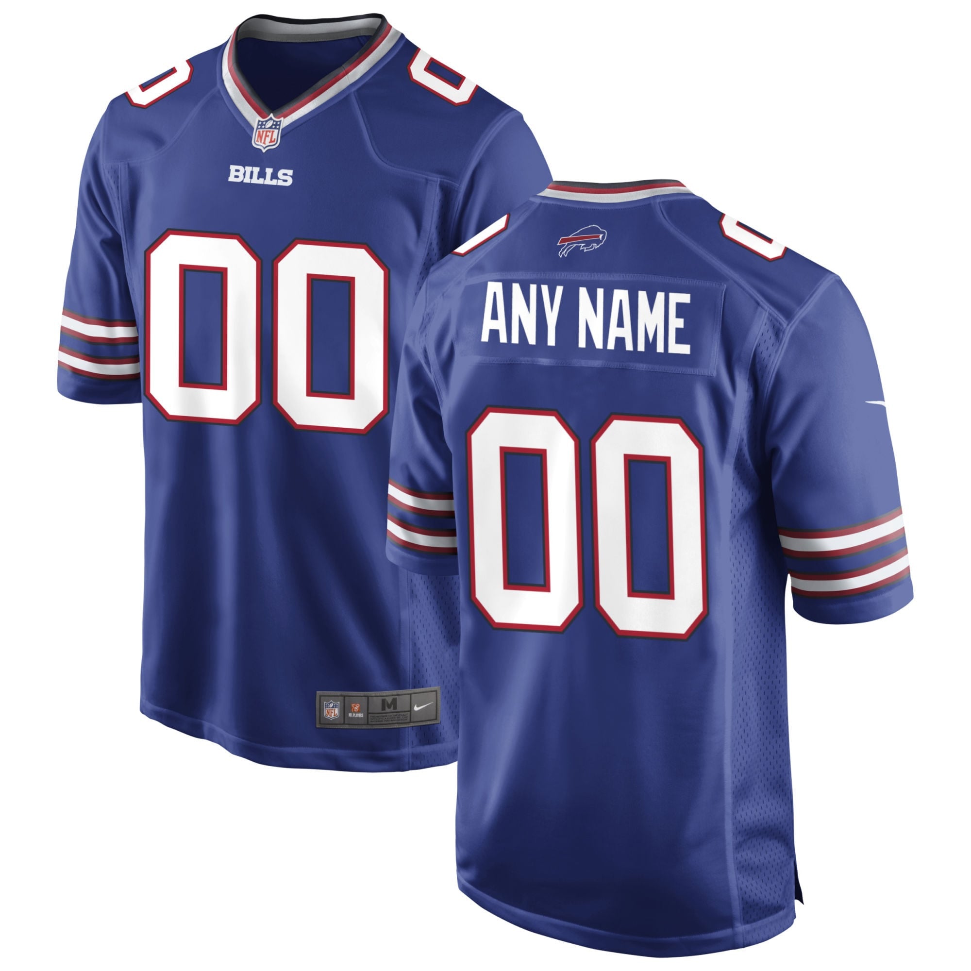 Custom Buffalo Bills royal jersey