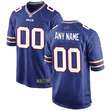 Custom Buffalo Bills royal jersey