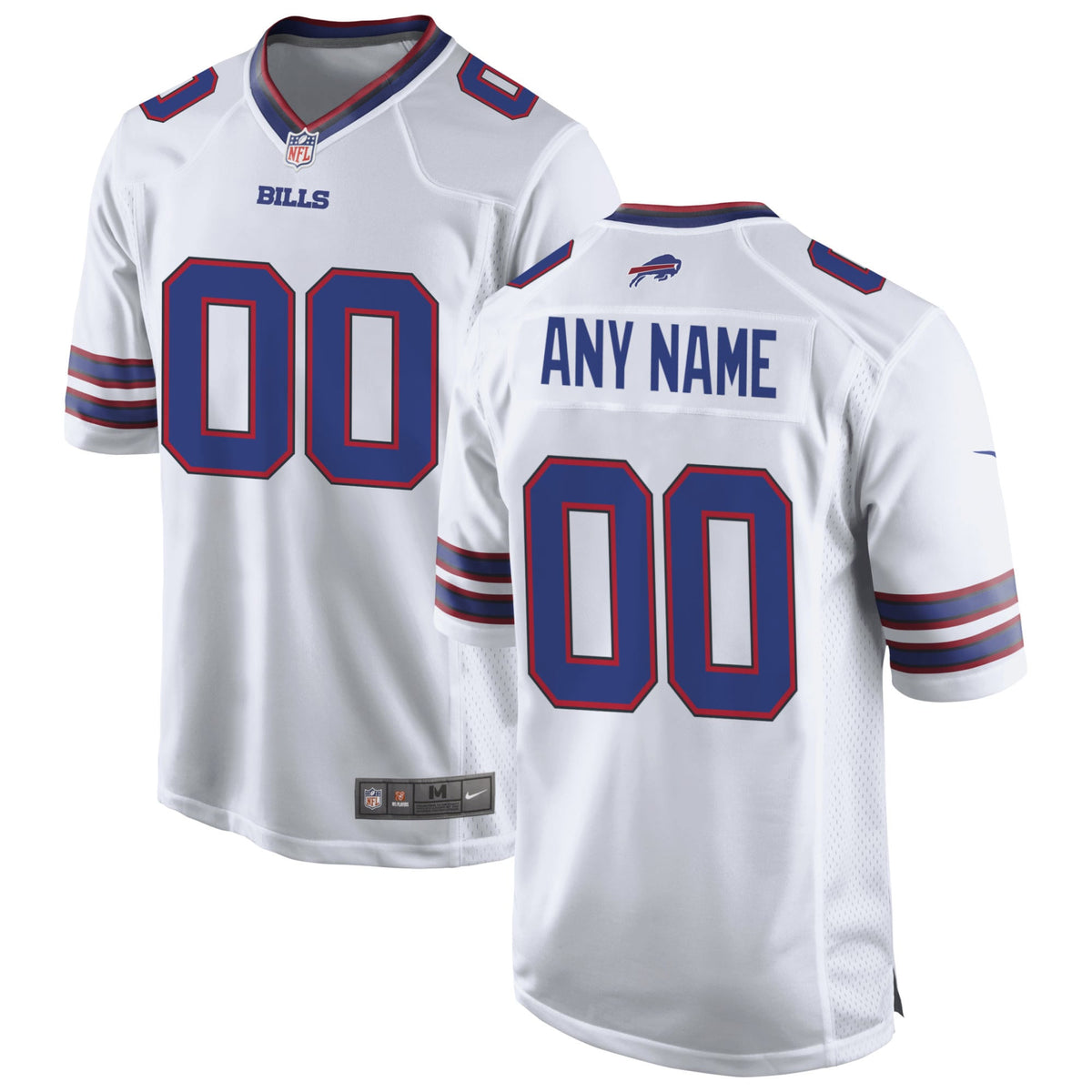 Custom Buffalo Bills white jersey