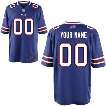 Custom Buffalo Bills blue Game jersey