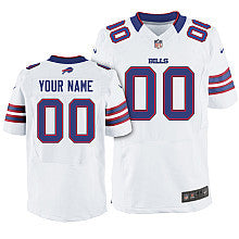 Custom Buffalo Bills white Elite jersey