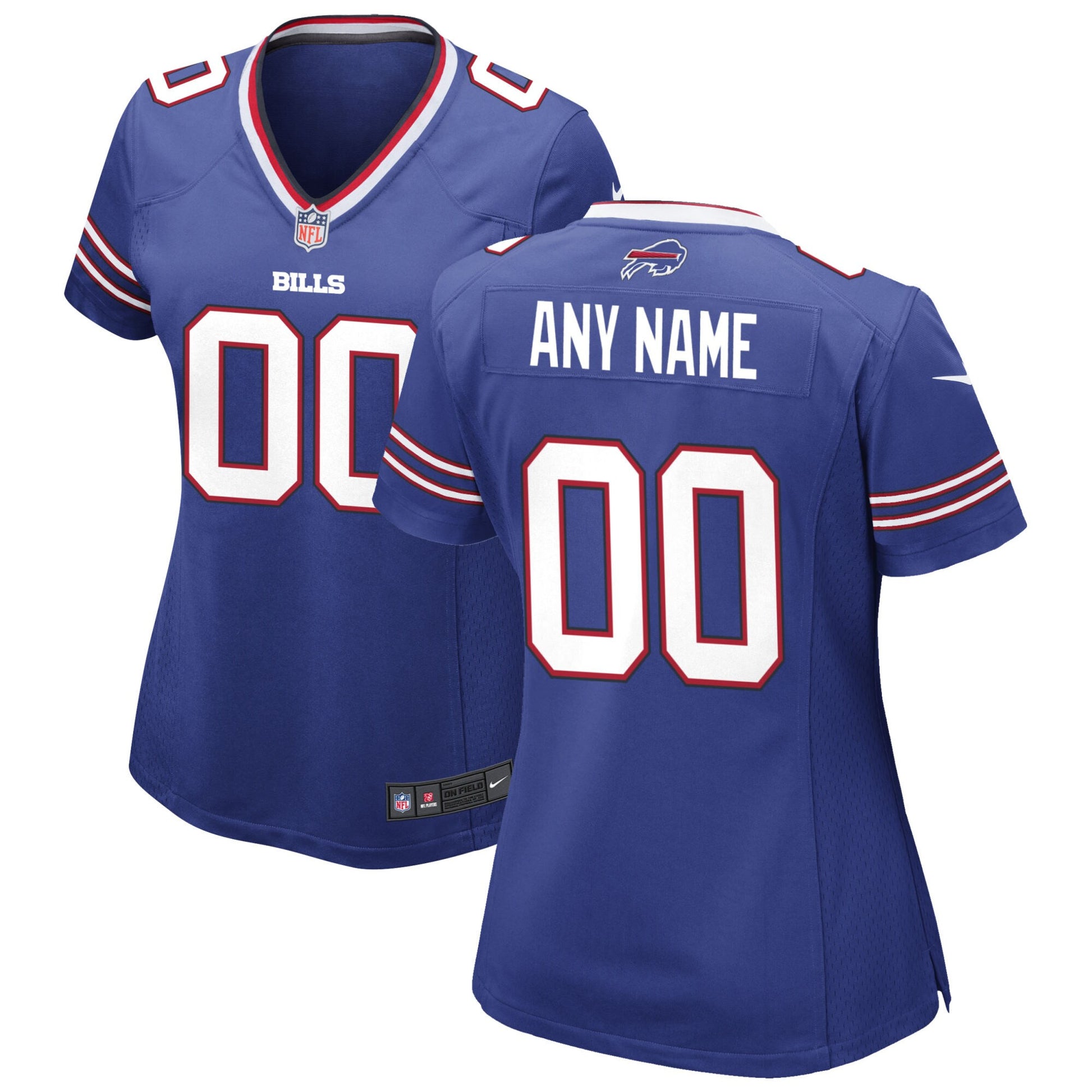 Custom Buffalo Bills royal jersey