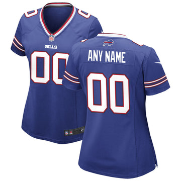 Custom Buffalo Bills royal jersey