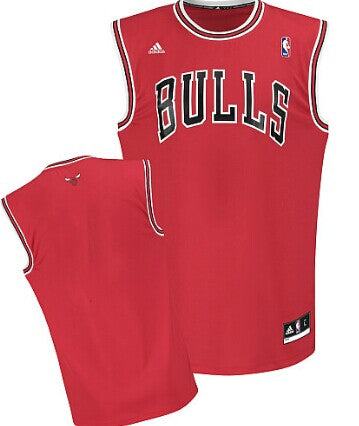 Custom Chicago Bulls red jersey