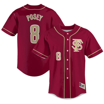 Buster Posey Garnet Florida State Seminoles jersey