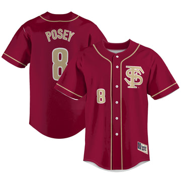 Buster Posey Garnet Florida State Seminoles jersey