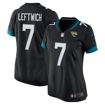 Byron Leftwich Jacksonville Jaguars black Alternate jersey