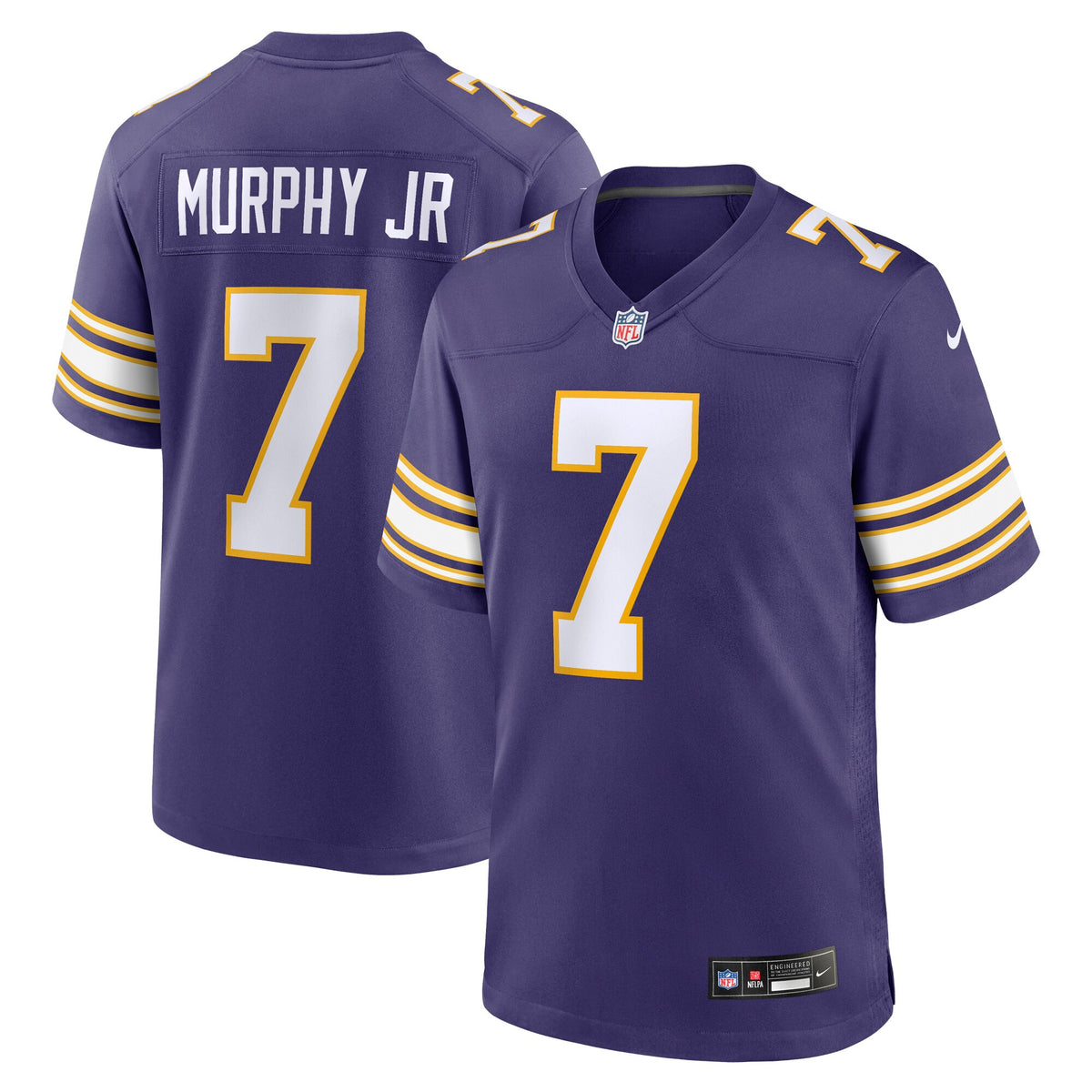 Byron Murphy Jr Minnesota Vikings purple Classic jersey