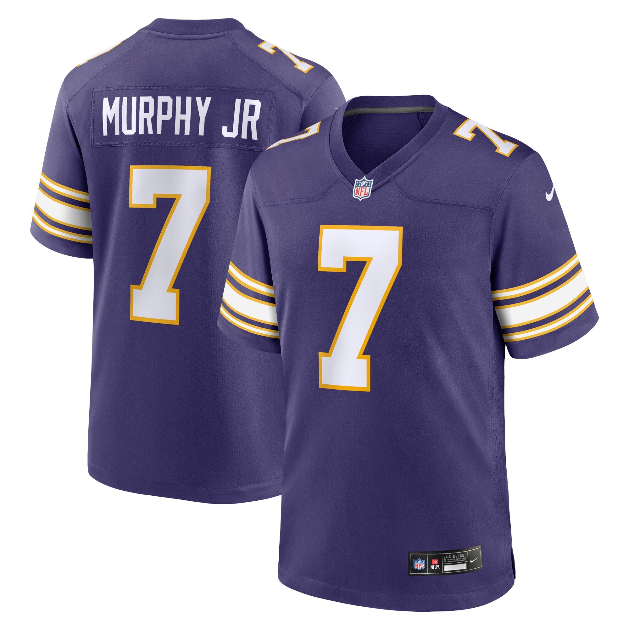 Byron Murphy Jr Minnesota Vikings purple Classic jersey