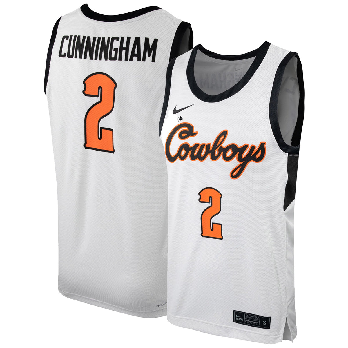 Cade Cunningham Oklahoma State Cowboys white jersey