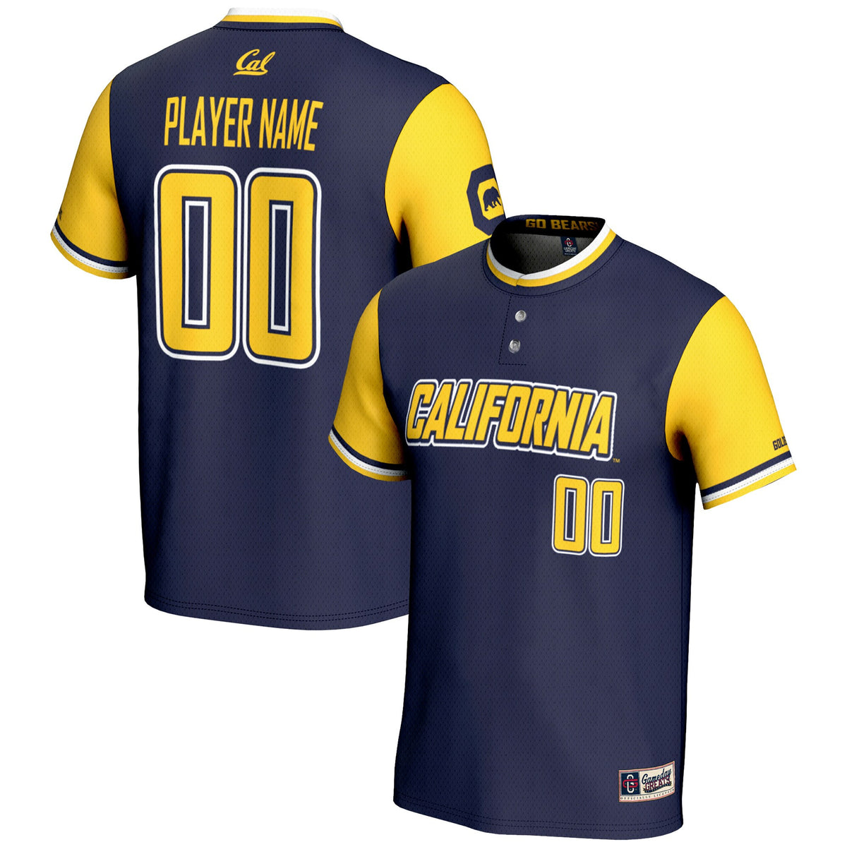 Softball Cal Bears navy jersey