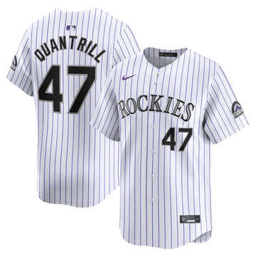 Cal Quantrill Colorado Rockies white Limited jersey