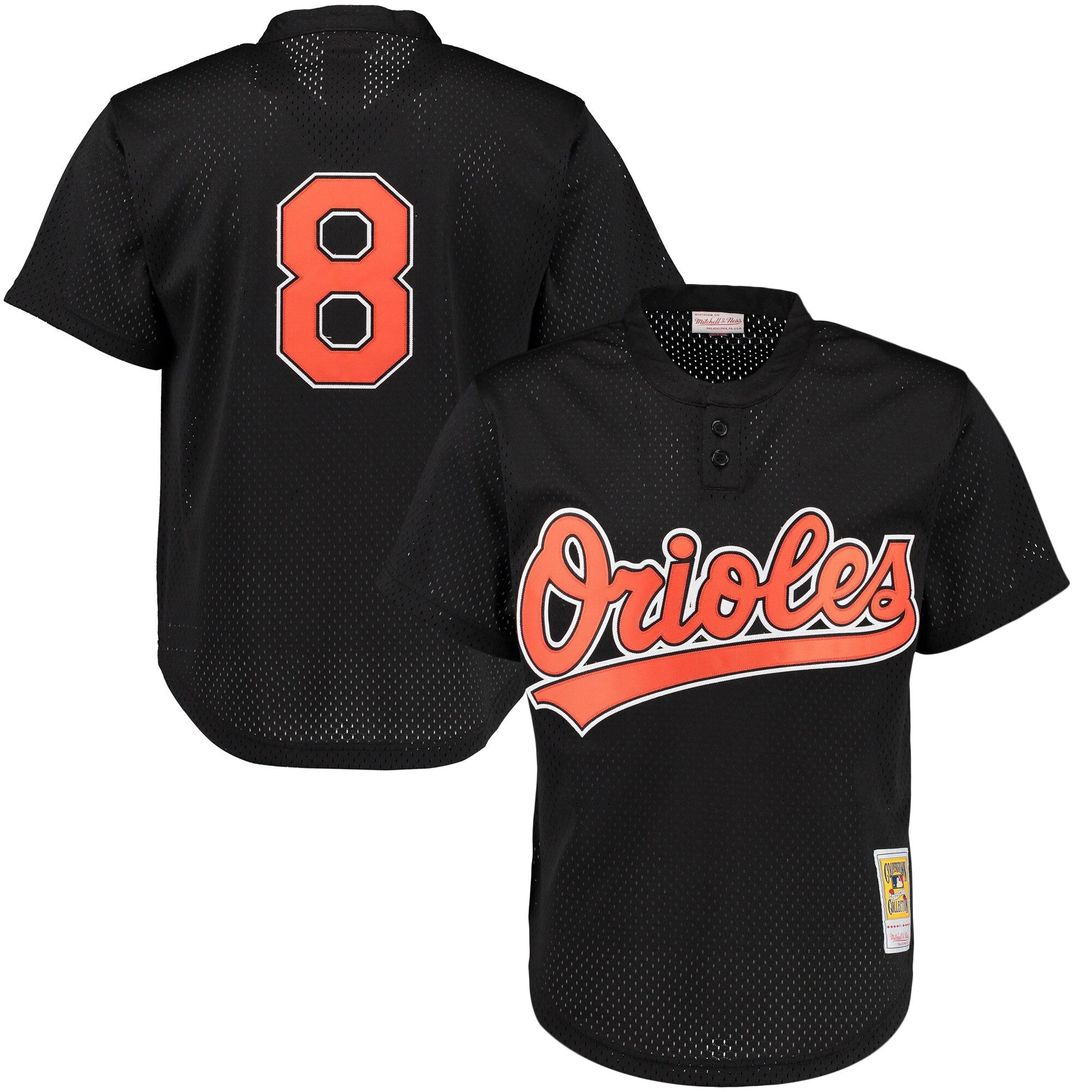 Cal Ripken Jr Baltimore Orioles black Cooperstown jersey
