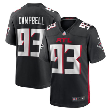 Calais Campbell Atlanta Falcons black Game jersey