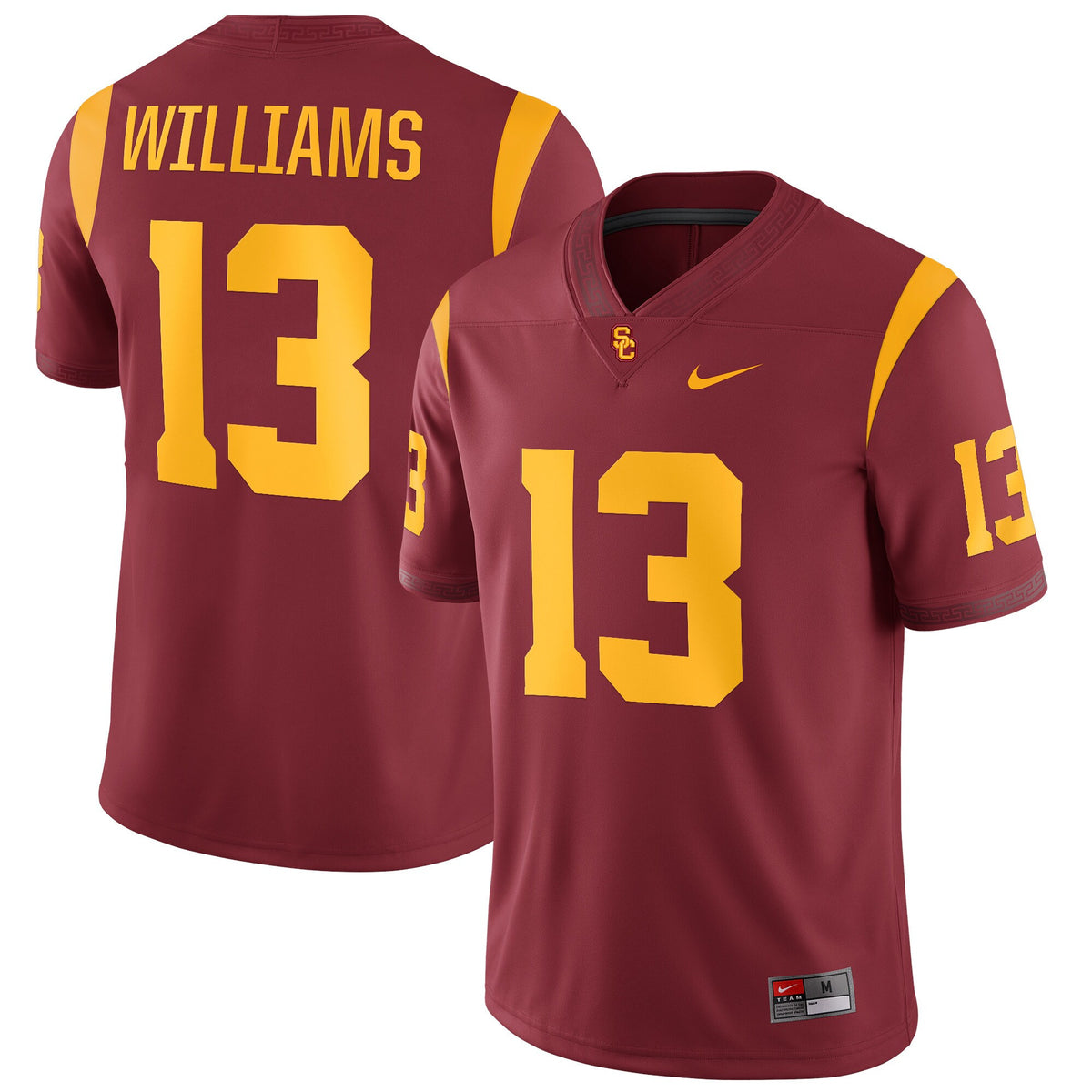 Caleb Williams Cardinal USC Trojans jersey
