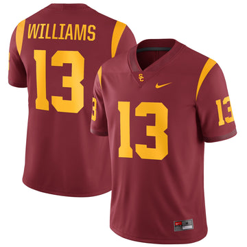 Caleb Williams Cardinal USC Trojans jersey