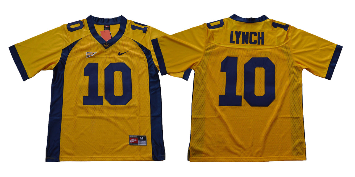 Marshawn Lynch Cal Bears gold jersey