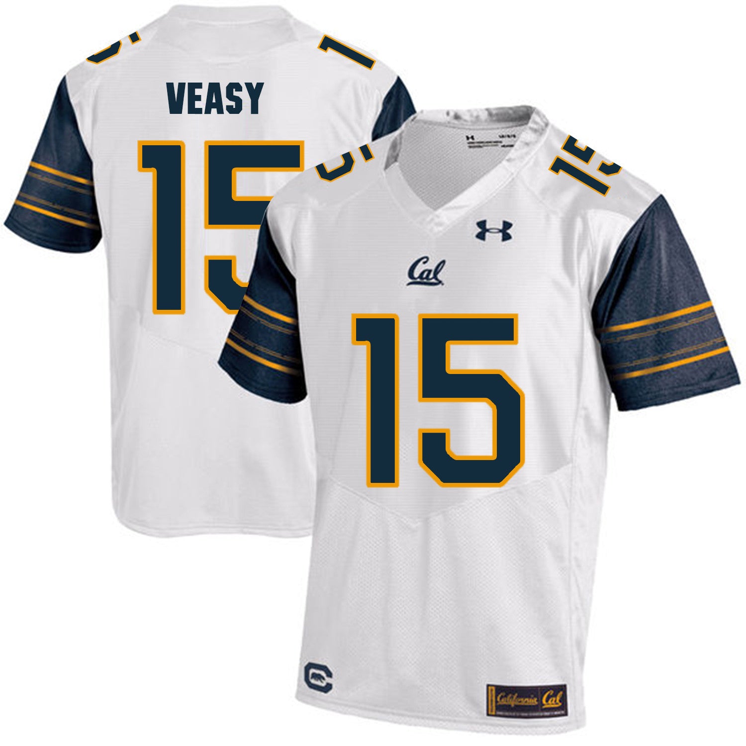 Jordan Veasy Cal Bears white jersey