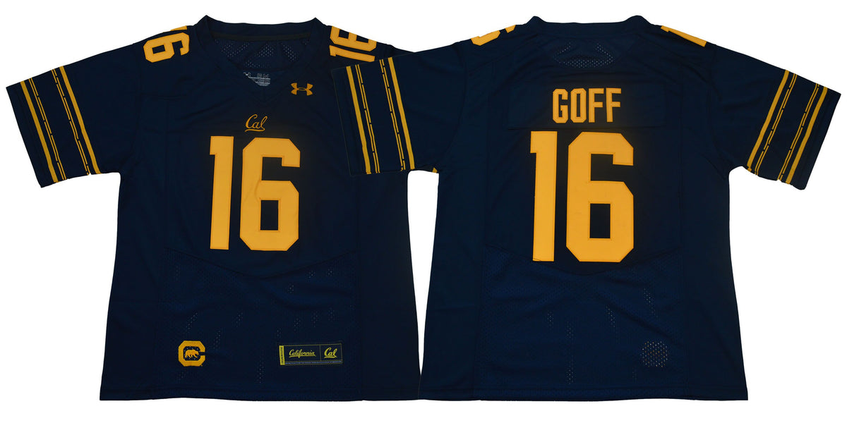 Jared Goff Cal Bears navy jersey