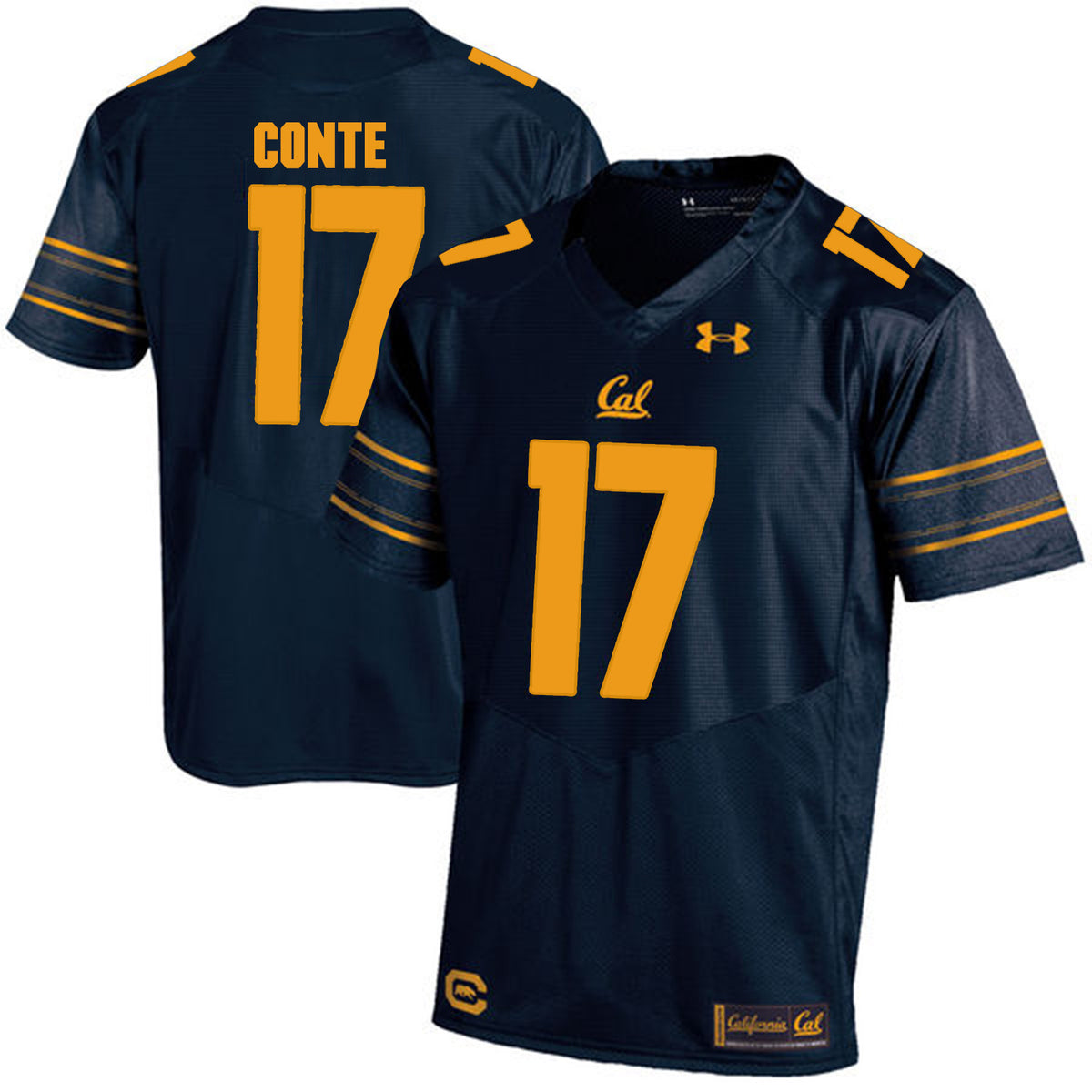 Chris Conte Cal Bears navy jersey