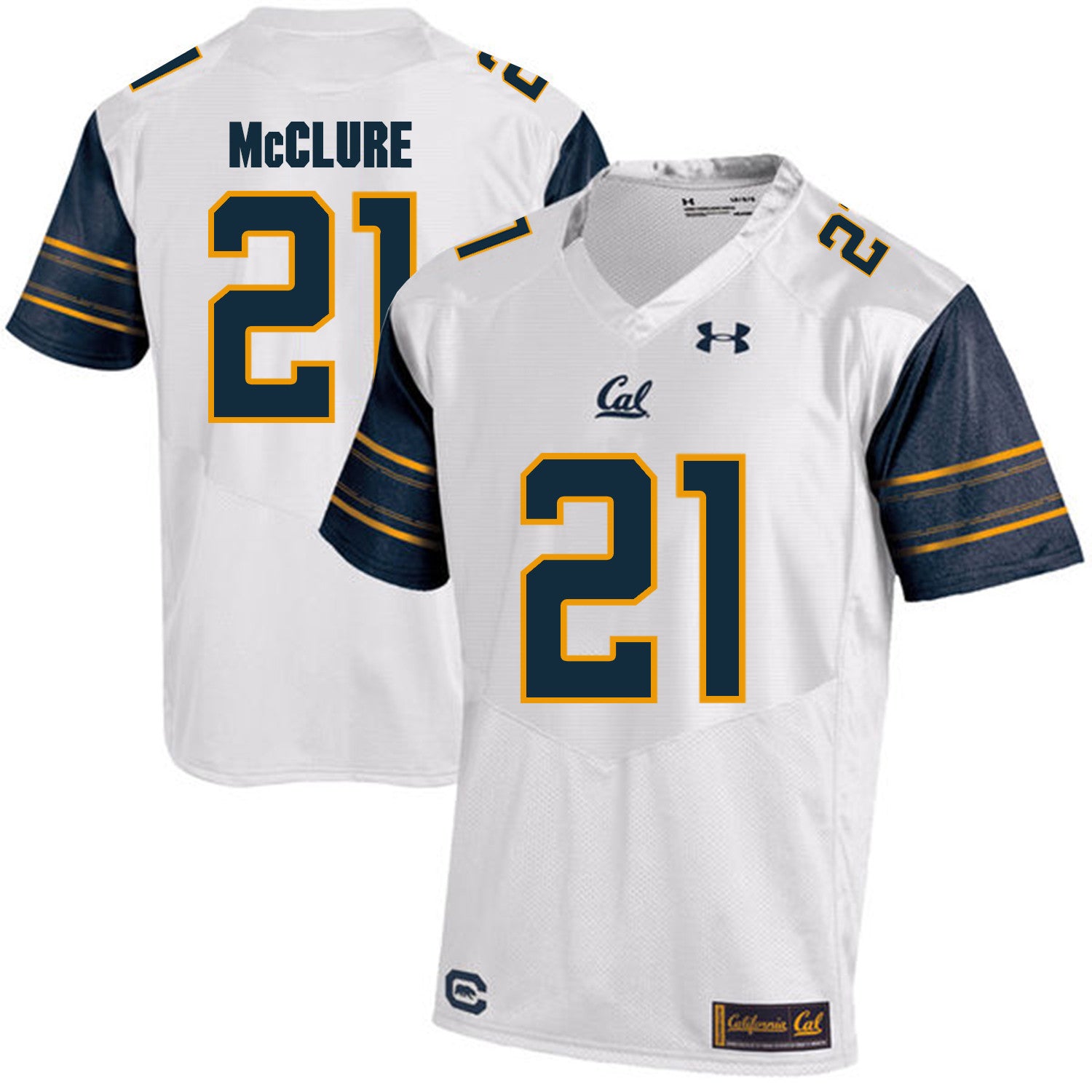Stefan McClure Cal Bears white jersey