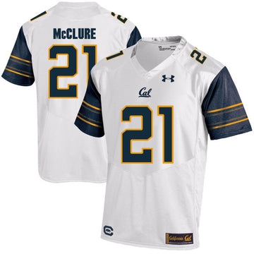Stefan McClure Cal Bears white jersey