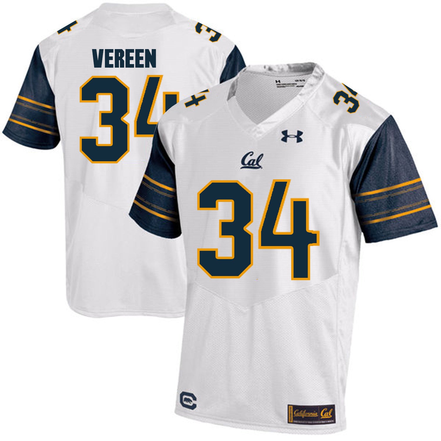 Shane Vereen Cal Bears white jersey