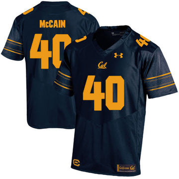 Chris McCain Cal Bears navy jersey