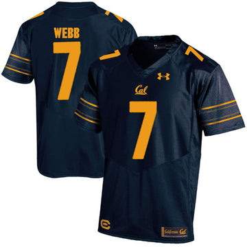 Davis Webb Cal Bears navy jersey