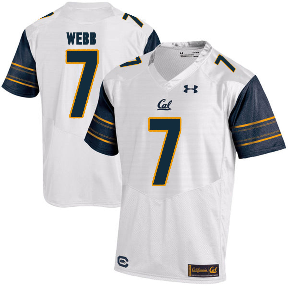 Davis Webb Cal Bears white jersey