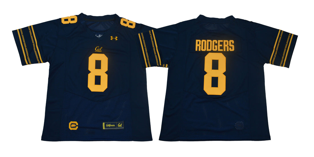 Aaron Rodgers Cal Bears navy jersey