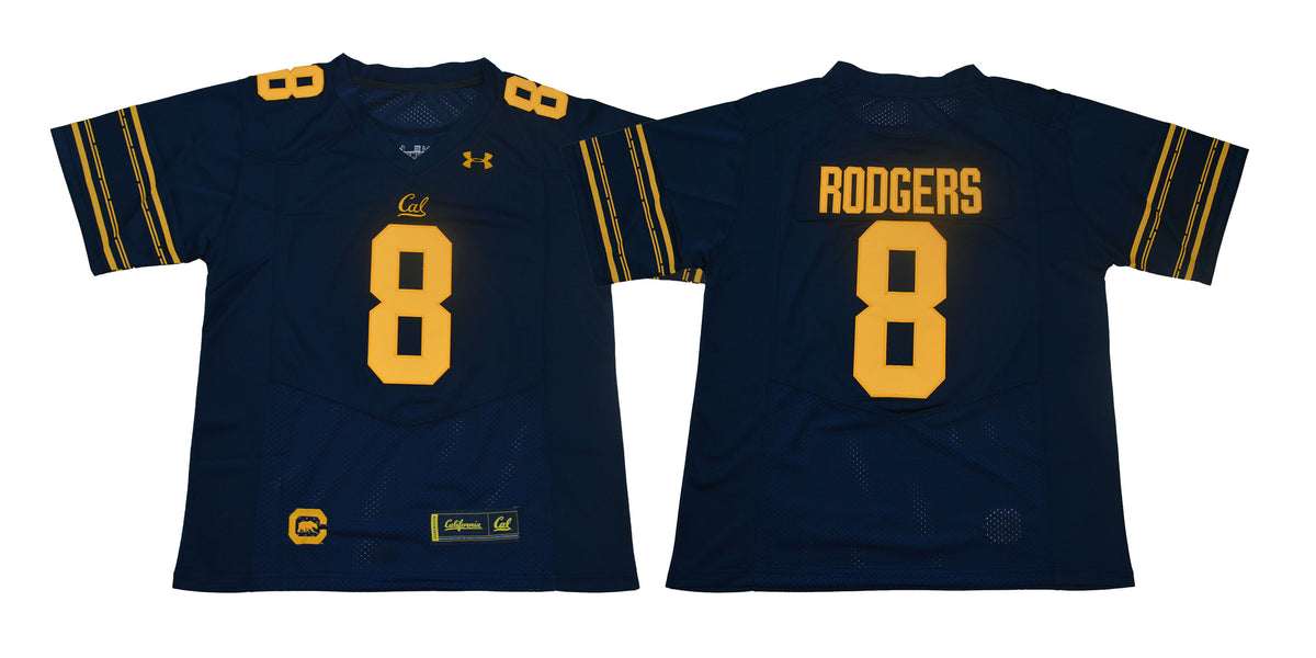 Aaron Rodgers Cal Bears navy jersey