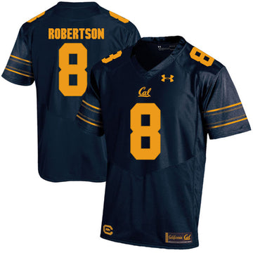 Demetris Robertson Cal Bears navy jersey