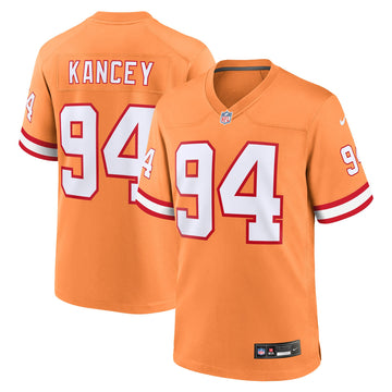 Calijah Kancey Tampa Bay Buccaneers orange Alternate jersey