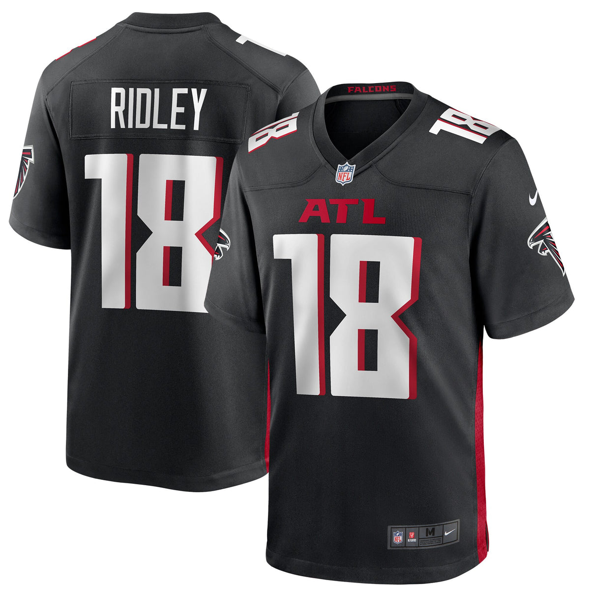 Calvin Ridley Atlanta Falcons black Game jersey