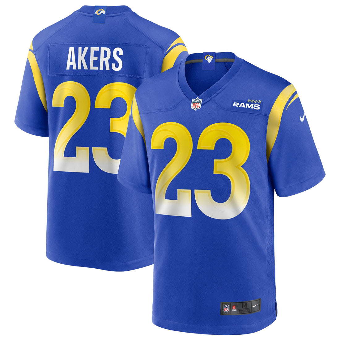 Cam Akers Los Angeles Rams royal Game jersey
