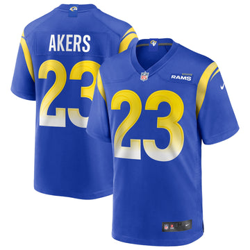 Cam Akers Los Angeles Rams royal Game jersey